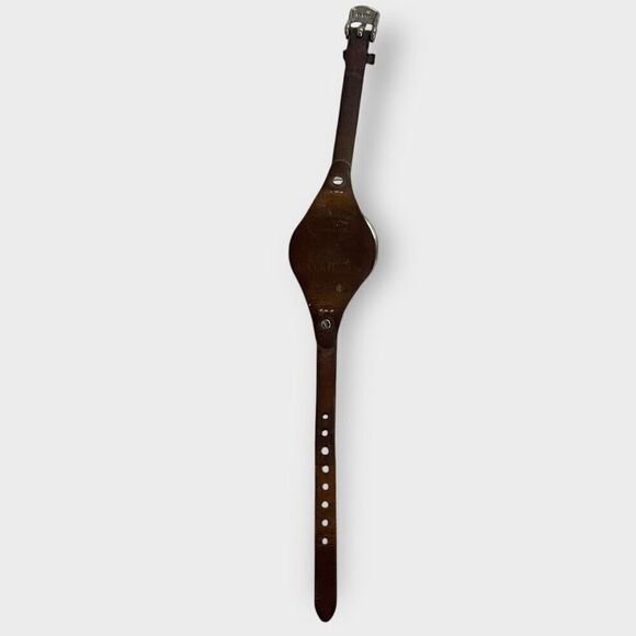 Fossil Georgia ES3060 Womens Brown Leather Analog Dial Quartz Wrist Watch main image 6